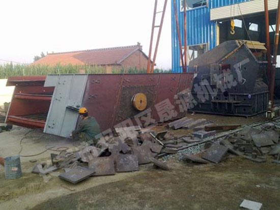 延吉敦化石场订购产品生产现场 